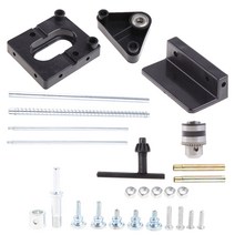 다기능 셀프 센터링 지그 키트 라인 오프셋 Systerm 목공자가 센터링 지그 키트 가이드 슬리브 도구, 검은색, 1개