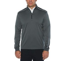 Callaway 남성용 긴소매 Opti-Repel 1/4-지퍼 재킷142935, Small, Iron Gate
