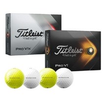 타이틀리스트 pro v1 v1x 골프공 골프볼 3피스 4피스, Pro V1X White