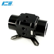 쿨러 icemancooler 더블 체인 d5 펌프 수리 커버 evo 에디션 듀얼 d5, 쿨 블랙 에디션 + 방어구 세트