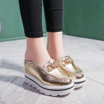 Ogfaour 여자슬리퍼 발가락까지덮는스타일 반슬리퍼 여성 2019봄 통굽 키높이 10CM밑창이두꺼운신발 웨지힐 굽없는 여성슬리퍼