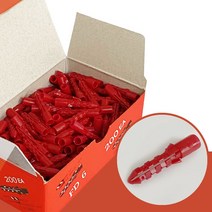 콘크리트못박기 칼블럭앙카 대화 적색 200입 칼브럭 피스 나사 28032EA, 본상품선택
