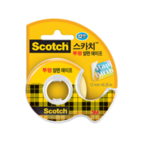 스카치 투명 양면 테이프 디스펜서 136, 8개