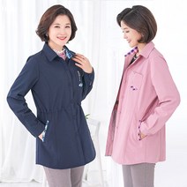 엄마옷 모슬린 지퍼 포켓 포인트 자켓 JK002529마담 미시옷 50대 중년여성의류 60대 엄마옷 빅사이즈 할머니옷 여성옷 여성 봄