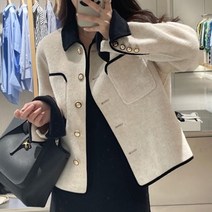 디애이치 오루라 골드버튼 모직 자켓