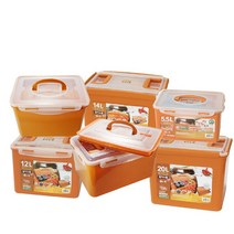 나이스락 황토 진공누름통 밀폐용기 누름독 진공항아리 김장 절임통 김치통, 6L