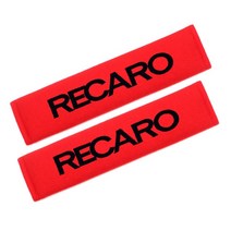 레이싱안전벨트 4점식Recaro 레이싱 자동차 스타일링에 대 한 좌석 벨트 어깨 스트랩 패드에 2pcs 코 튼 커, 02 for RECARO black