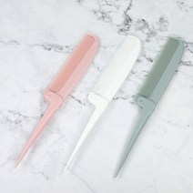 파스텔컬러 엉킴방지 접이식 꼬리빗, 라이트핑크