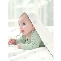 밀로앤개비 [밀로앤개비_Baby] 신생아 사계절 모달 100% 아기 블랭킷(거즈블랭킷/속싸개), 소프트 프렌즈