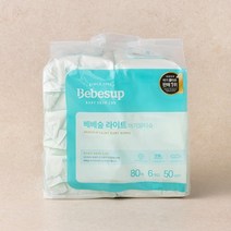 베베숲 라이트 80매6(캡), 6개
