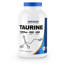 Nutricost (미국직배) 뉴트리코스트 타우린 1000mg 400정 Taurine, 1개