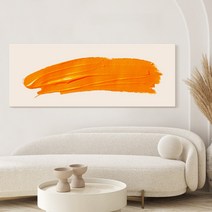 더 아트 컴퍼니 와이드 추상화 대형 그림 24종 모던 인테리어 감성 미드센추리 액자 바우하우스 추상화액자 거실대형액자 회의실 호텔로비 카페, 24. 오렌지 마멀레이드