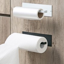 모비딕파워 [모비딕파워] 칼블럭 주방후크 국자거치대 비닐팩정리함 키친타월홀더 싱크대용품, 아★ 내맘대로 붙이는 주방수건 키친타올 걸이, 아★ 키친타올걸이블랙