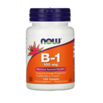 Now 나우푸드 비타민B1 100mg 100정
