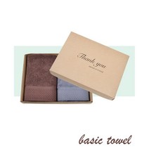 집들이 답례품 선물 심플 수건세트 필라테스타월, 1개, 82cm×40cm 유색2매입