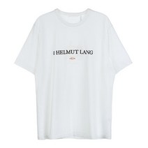 [명품]핼무트랭 로고 남성 반팔 티셔츠 L06HM512 100 L06HM51210000