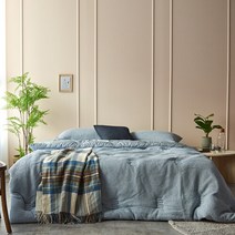 [소프라움] 바이든 차렵이불 퀸사이즈(블루)