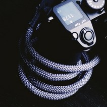 손으로 짠 나일론 로프 카메라 숄더 넥 스트랩 벨트 leica m10 fuji-film xt10 xt20 xt30 x100 ricoh gr2 gr3 nikon z6 z7, 회색
