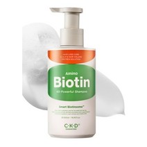 종근당건강 CKD 아미노 비오틴 올파워풀 샴푸 500ml / 80ml 두피관리 탈모관리 헤어집중케어, 2개