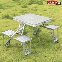 CAMPM 캠핑 테이블 좌식 높이조절 접이식 용품 야외 일체형 미니 알루미늄 폴딩 휴대용 식탁 보조 이동식 낚시 좌판 간이 캠핑테이블 초경량 RQD-27820 85*68*68, 8828 테이블(단품)