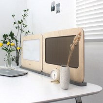 고야 에센 자작나무 책상 파티션 독서실 칸막이 데스크 가림막 (600), 화이트(브라켓)