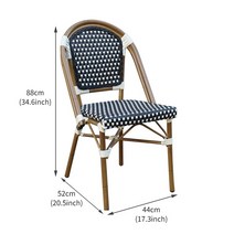 라탄가구 수납장 의자 협탁 테이블 체어 프렌치 스타일 가구 아웃도어 우븐 등나무 알루미늄 합금 정원 파티오 다이닝룸 세트 원예, G
