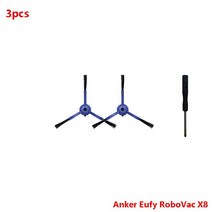Anker Eufy RoboVac X8 하이브리드 로봇 진공 청소기 메인 브러시 사이드 브러시 HEPA 필터 메인 브러시 교, 05 3pcs