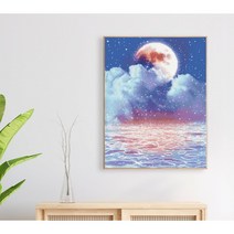 에이블 보석십자수 캔버스형 드림캐쳐 해바라기 고래 대형사이즈 40X50, N02 매화 백호 맹호도