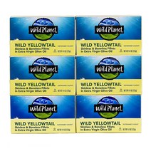 와일드플래닛 뼈없는 옐로우테일 통조림 WildPlanet Wild Yellowtail Fillets 4.4oz(175g) 24팩