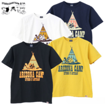 스튜디오 다치산 USA 남성 코튼 프린트 반팔 티셔츠 8105B ARIZONA CAMP