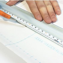 고급 알루미늄자 손보호 안전자 방지턱 스틸자 컷팅자 가벼운 자르는 작업 30cm 1m 1.3m, 3. 알루미늄 안전자 30cm
