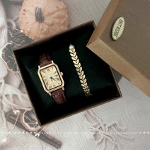 고급가죽시계 고퀄리티 감각 보이핏 볼륨 손목시계 여성 무드 심플 허리띠 디자인 가볍게 사치한 클래식 로마 4927637920, 보리 이삭 팔찌 패키지 21D 뤄 마