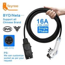 전기차충전 전기 자동차 측면 방전 플러그 EV 타입 1 1A 충전기 케이블 EU 소켓 야외 전원 공급 스테이션 차량 필요 V2L, Chinese Brand Car, CN, Type1