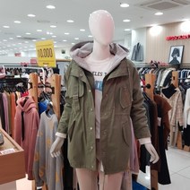 미스칸트 쥬리 후드 야상점퍼KOJPK906 KH