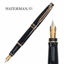 워터맨 F) 엑스퍼트3 생활용품 락카블랙 만년필(흑 GT 가정 2W8DC1D1, 1개, 1개