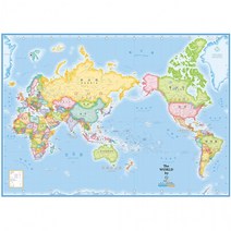 세계지도x1개 미니 세계지도 70x50cm 탁상용세계지도