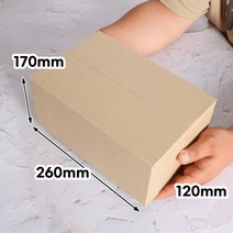 [바보사랑] 박스 260X170X120 ( Type : A )묶음100장, 상세 설명 참조, 상세 설명 참조