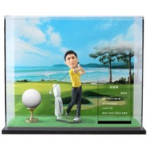 아바타피규어 주문제작 실사 남자 골프 SD 풀 패키지 피규어 이글 이글패 싱글 싱글패 홀인원 홀인원패 트로피 감사 감사패 기념 기념패 축하 축하패 공로 공로패 선물, SD피니쉬남자