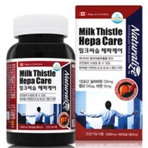 캐나다 밀크시슬 실리마린 고함량 천연밀크씨슬 추출물 헤파케어 밀크시슬헬퍼 간보호제 간장약 간기능개선 엉겅퀴 아연 식약처인증 간건강식품