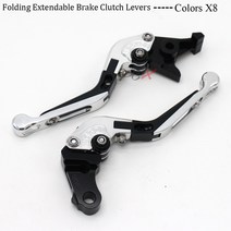 CNC 오토바이 액세서리 접이식 확장 브레이크 클러치 레버 및 모토 2004mm 혼다 CBR150R 2012-170, 05 Blue