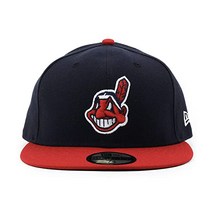 (뉴에라) 59 FIFTY 클리브랜드 인디언스 [MLB2017-18 ON-FIELD AUTHENTIC HOME FITTED CAP] NEW ERA CLEVELAND INDIANS