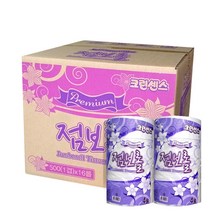 크린센스 프리미엄 엠보싱 점보롤500 375m(1겹)x16롤, 1개, 16롤