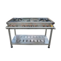 숯불 초벌기 구이기 고기집 펜션 캠핑 식당 업소용, 큰니켈 철 격자 1개 작은니켈 철 격자 4개