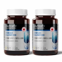 인테로 오메가3 밸런스 1200*2병 (총 12개월분), 1세트