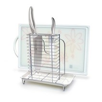 스텐팩토리 스테인레스 칼도마꽂이 도마걸이