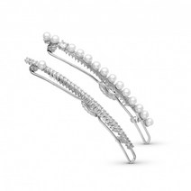 1+1 진주 지르코니아 더블 쌍핀 세트 박스증정, 상세페이지 참조