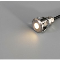 테라스 조명 12v 24v 1w 야외 계단 라이트 데크 플로어 코너 Sconce 베란다 발코니 바 장식 설비 Led, 01 10mm AC12V, 05 웜 화이트