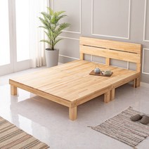 올리브가구 레몬오일 DIY 원목 평상 침대프레임 돌침대 서랍장 싱글침대 슈퍼싱글침대, DIY헤드형