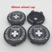 4pcs 56mm 60mm 65mm 68mm HRE 로고 자동차 휠 센터 커버 허브 캡 수지 배지 엠 블 럼 스티커 자동차 스타일링 액세서리, 60mm lattice cap 2