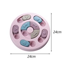 대화 형 고양이 개 퍼즐 장난감 고양이를위한 느린 음식 그릇 작은 개 새끼 고양이 애완 동물 훈련 완구 IQ 게임 향상 juguetes para gatos, 9+As the pictures